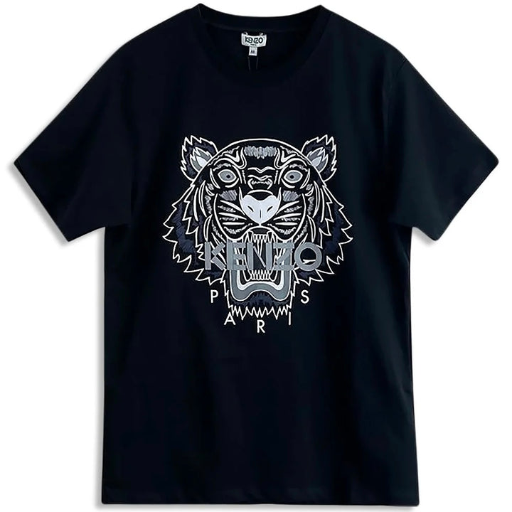 Kenzo Men's Classic Tiger Grey T-Shirt 'Black'