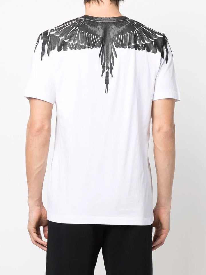 Marcelo Burlon Icons Wings White & Black T-Shirt | Hype Vault Kuala Lumpur