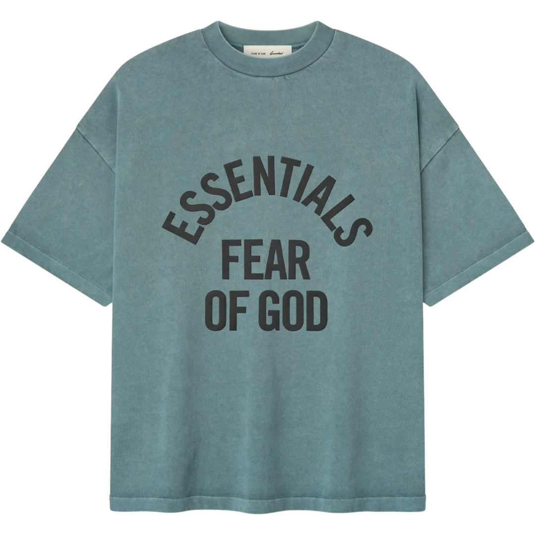 Fear of God Essentials Campus 90's Short Sleeve Tee ‘Faded Coastal’ (SS26)