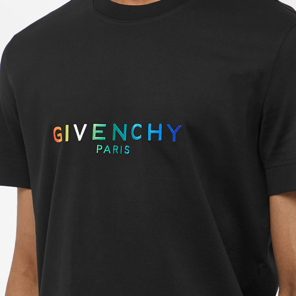 Givenchy Multicoloured Embroidered Logo T-Shirt Black | Hype Vault Kuala Lumpur | Asia's Top Trusted High-End Sneakers and Streetwear Store