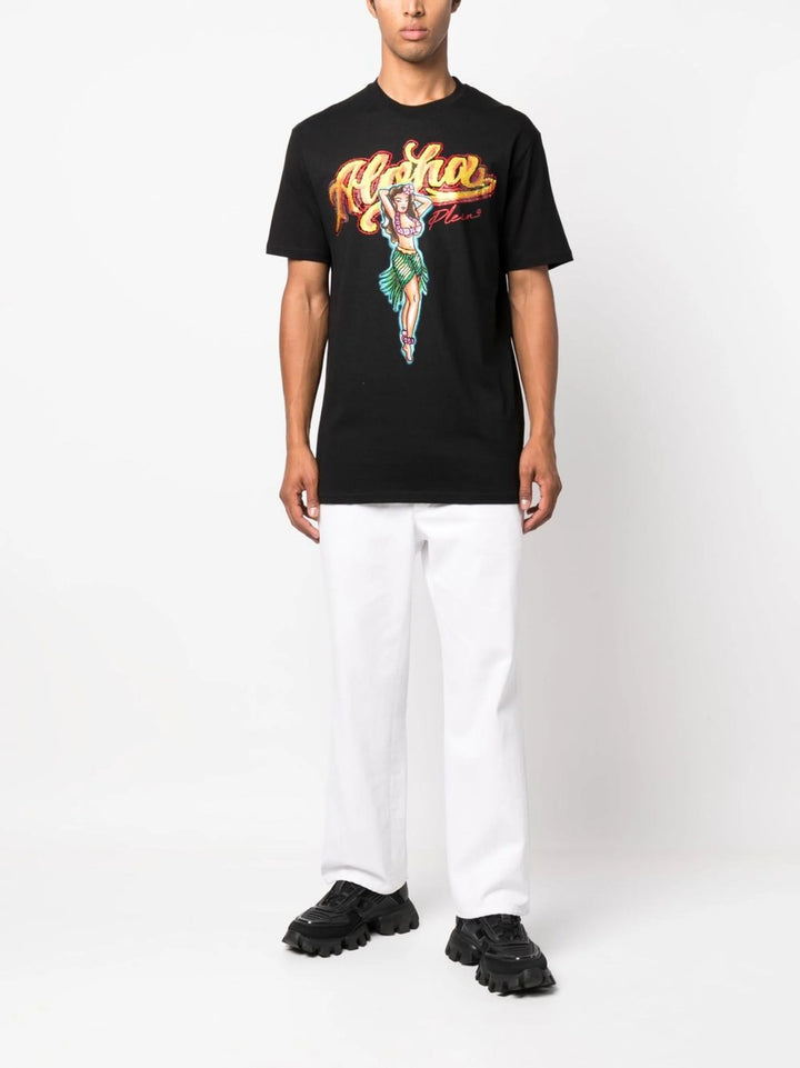 Philipp Plein Hawaii Embellished Short-Sleeve T-Shirt | Hype Vault Kuala Lumpur