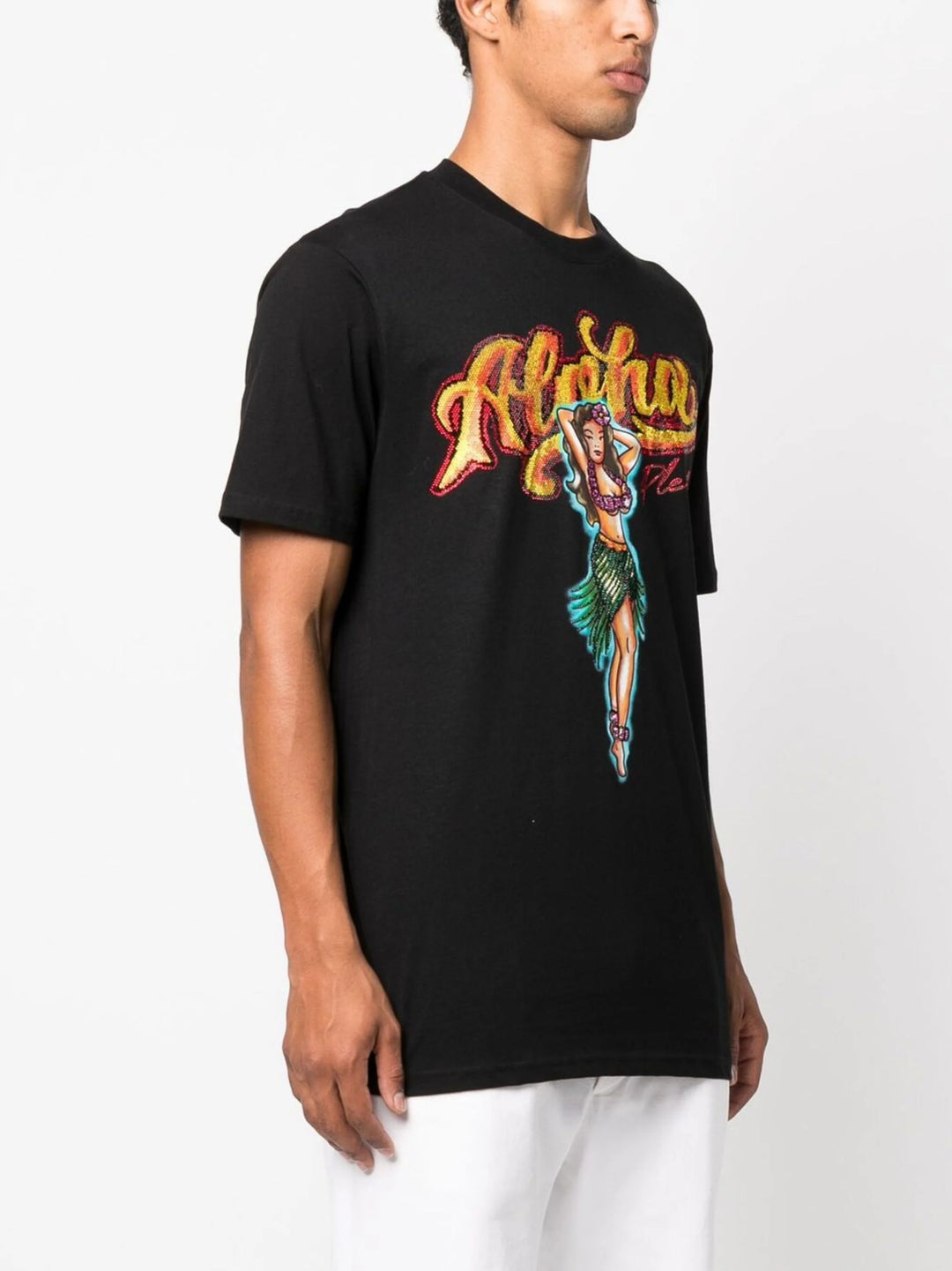 Philipp Plein Hawaii Embellished Short-Sleeve T-Shirt | Hype Vault Kuala Lumpur