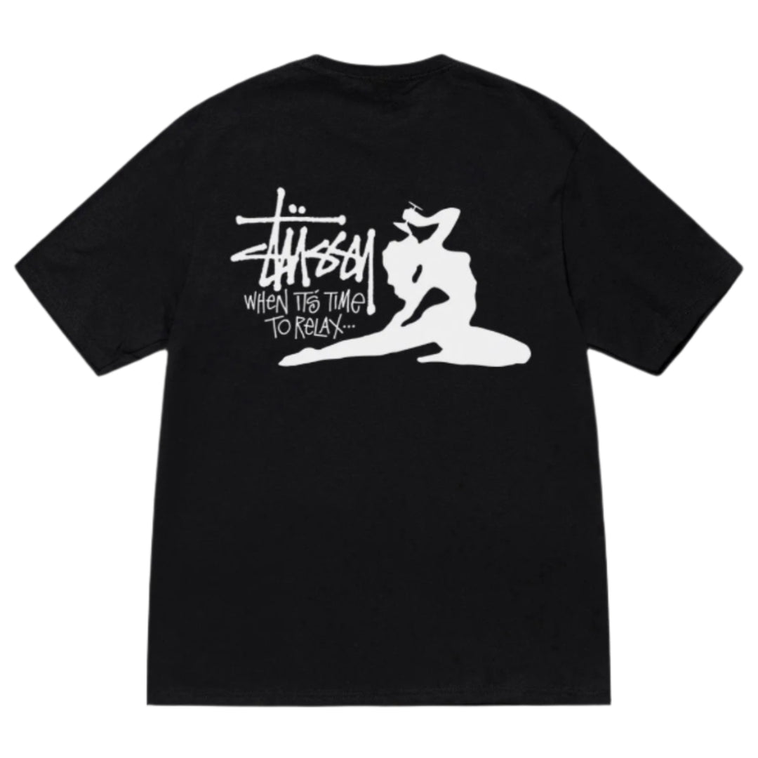 Stussy Relax Tee Black | Hype Vault