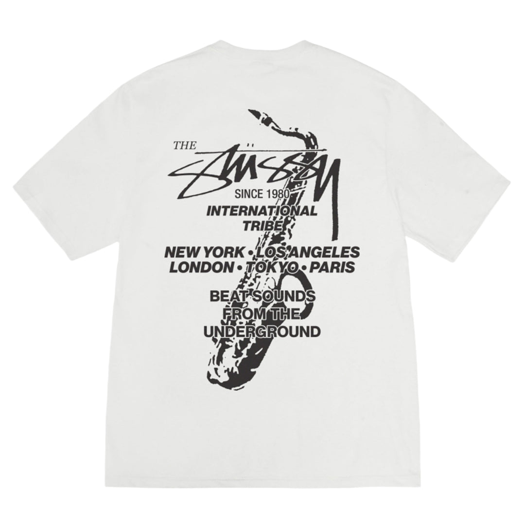 Stussy Beat Sound Pigment Dyed Tee Natural | Hype Vault