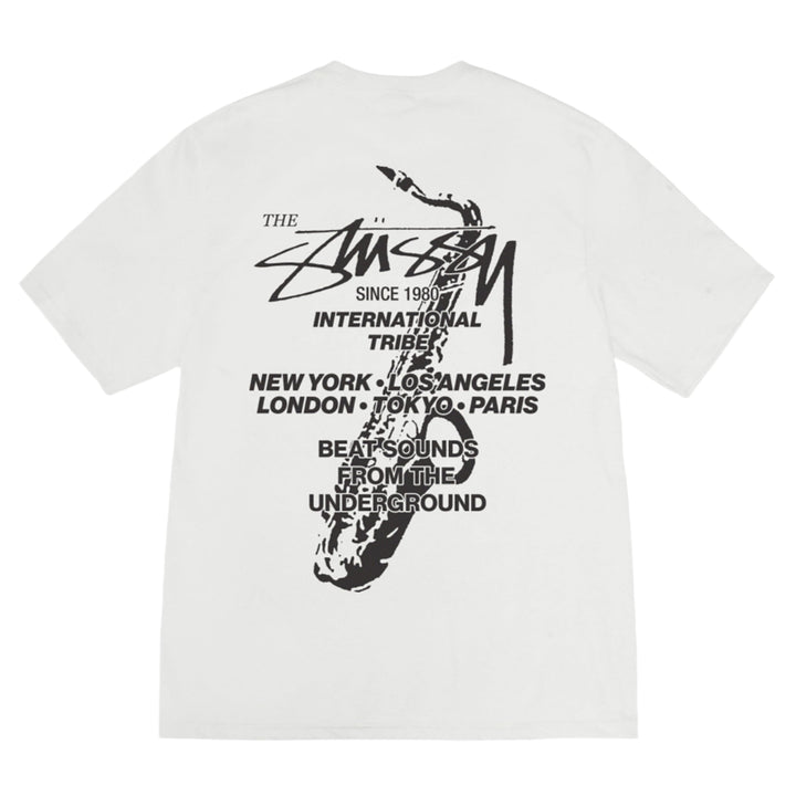 Stussy Beat Sound Pigment Dyed Tee Natural | Hype Vault