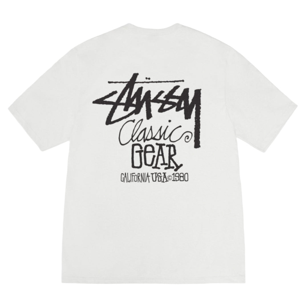 Stussy Classic Gear Pigment Dyed Tee ‘Natural’ | Hype Vault
