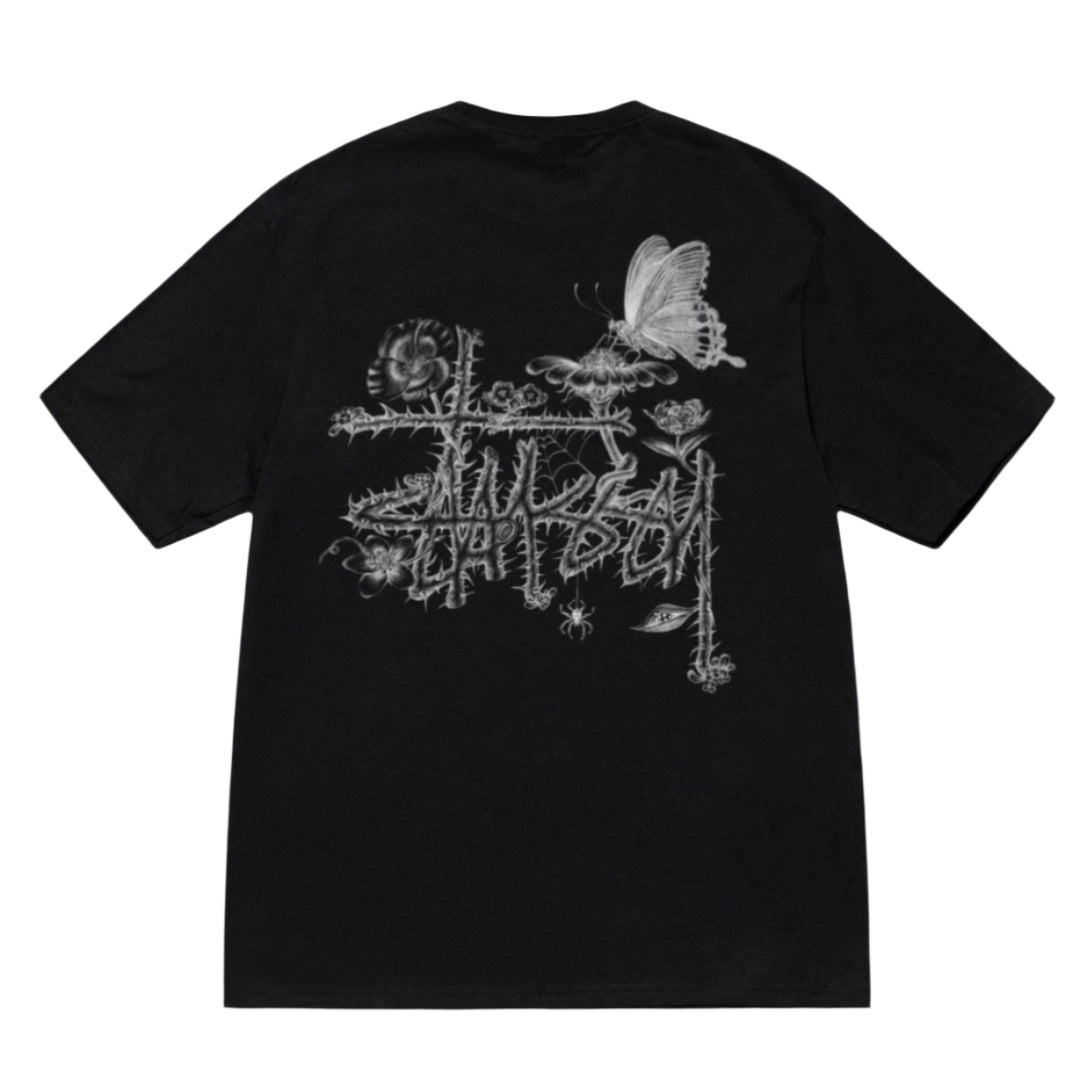 Stussy In Bloom Tee ‘Black’ | Hype Vault