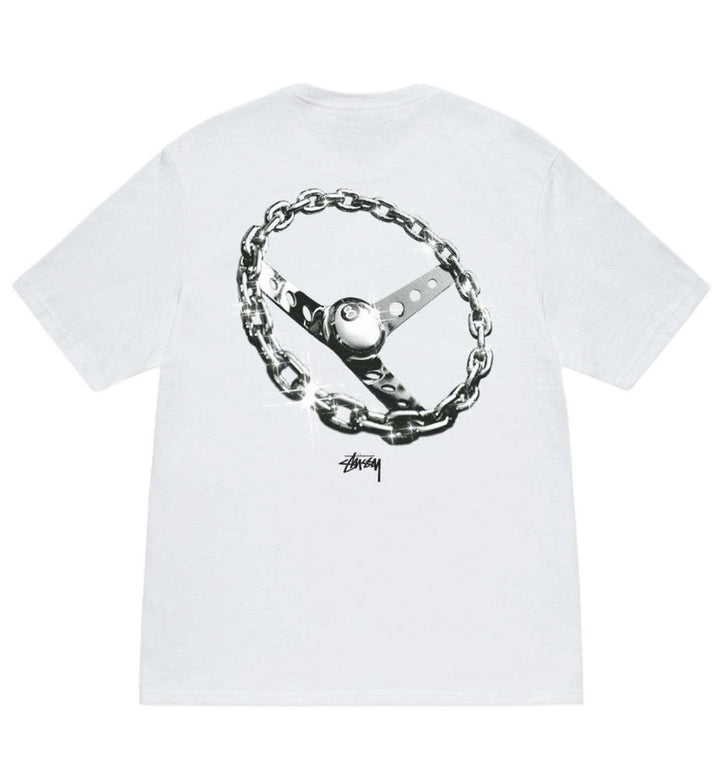 Stussy Chain Link Tee White