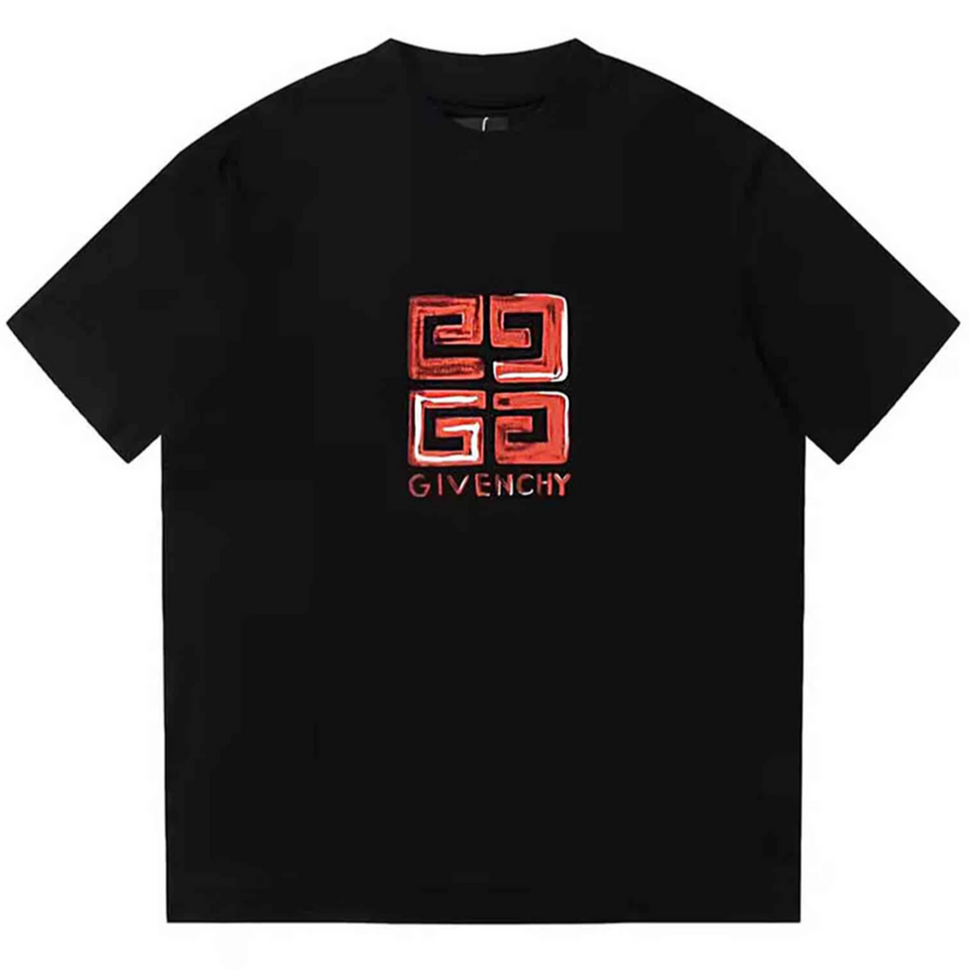 Givenchy 4G Multicolor T-Shirt Black/Red Slim Fit | Hype Vault Kuala Lumpur | Asia's Top Trusted High-End Sneakers and Streetwear Store