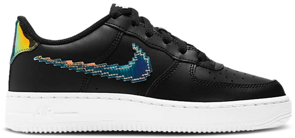 Nike Air Force 1 Low LV8 'Digital Swoosh Black' (GS) | Hype Vault Kuala Lumpur | Asia's Top Trusted High-End Sneakers and Streetwear Store
