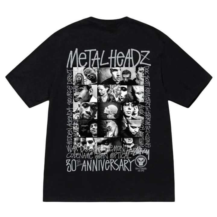 Stussy MetalHeadz 30th Tee Black | Hype Vault