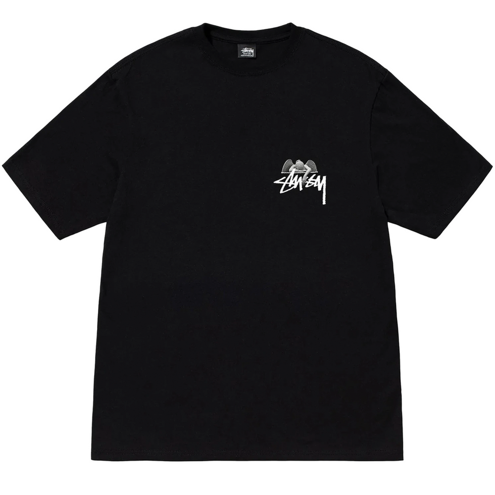 Stussy Angel Tee Black | Hype Vault Kuala Lumpur | Asia's Top Trusted High-End Sneakers and Streetwear Store