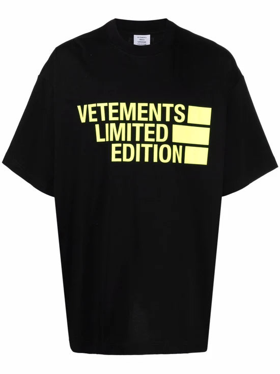 Vetements Big Logo Limited Edition T-Shirt Black/Gold | Hype Vault Kuala Lumpur