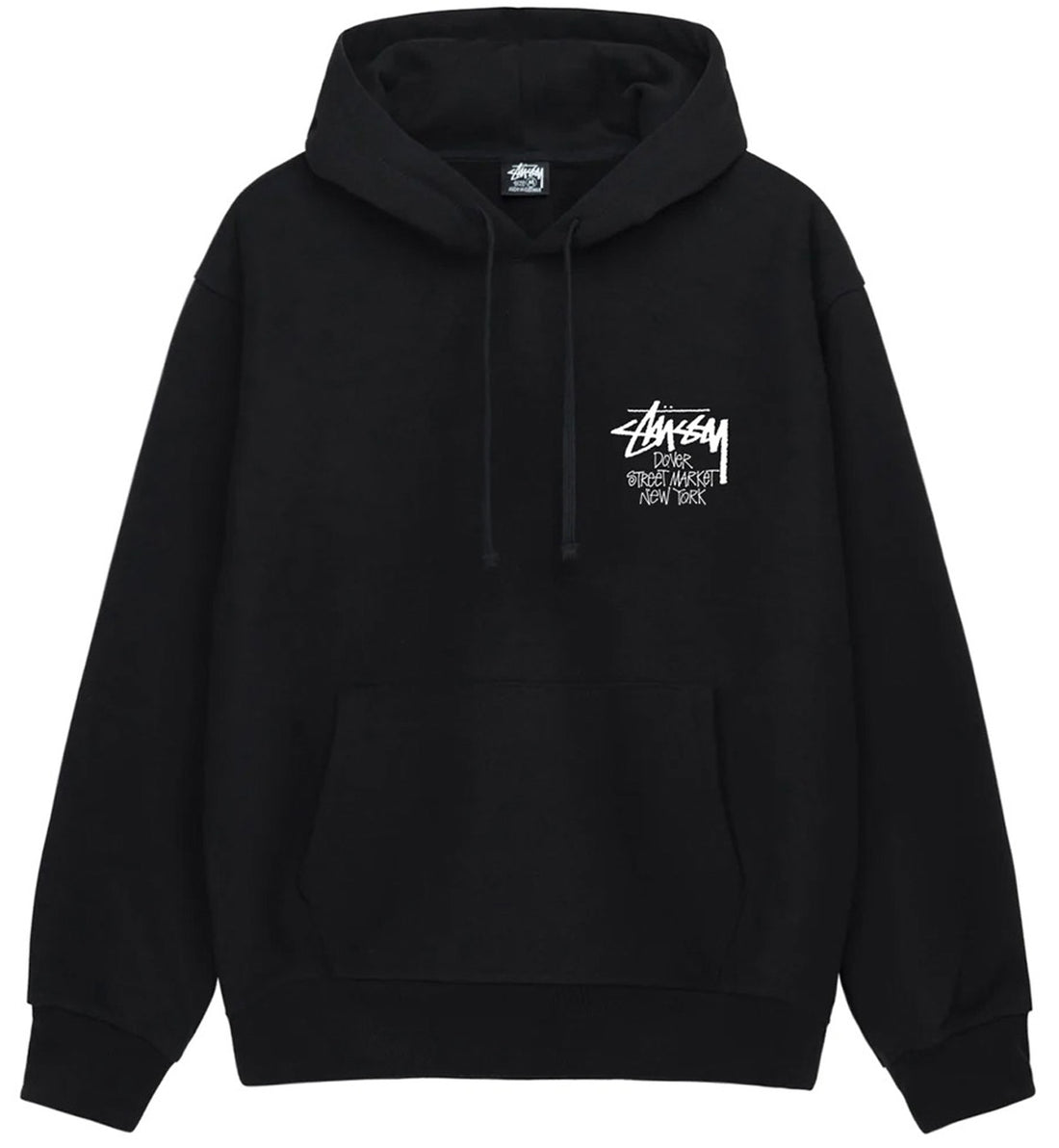 Stussy Dover Street Market New York Lサイズ Stussy x Dover Street Market New York Crewneck Black Men's