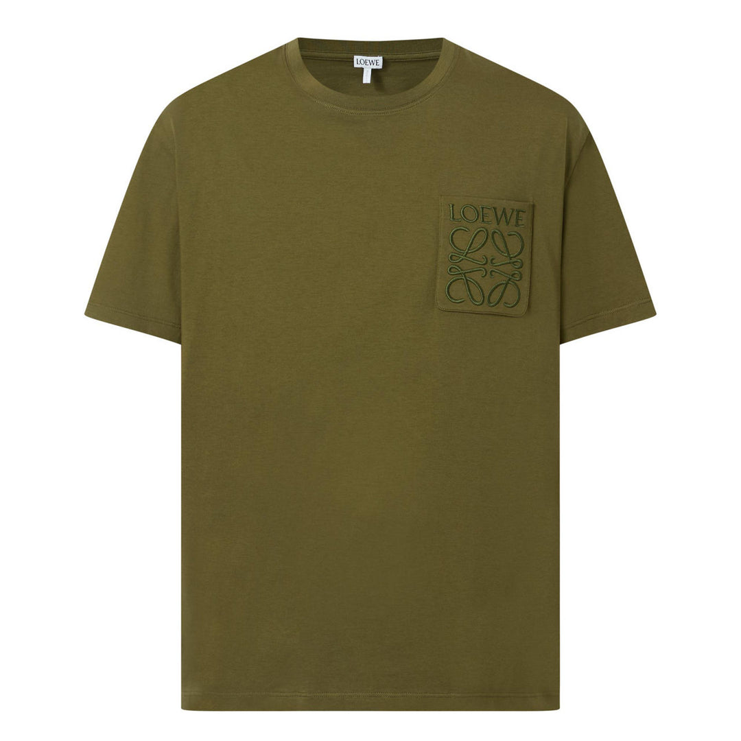 Loewe Anagram ‘Green’ T-Shirt with Pocket | Hype Vault