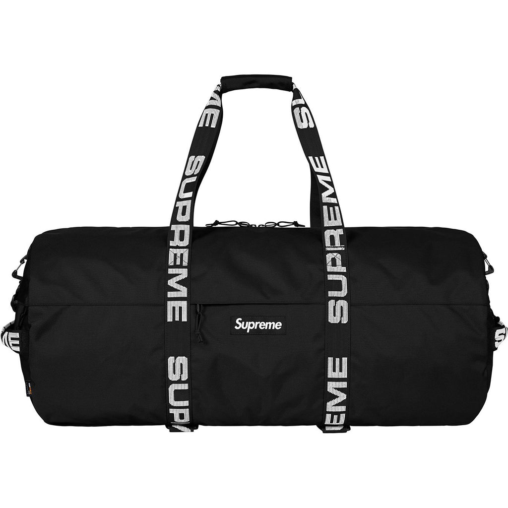 Supreme Large Duffle Bag Black (SS18) | Hype Vault Kuala Lumpur | Asia's Top Trusted High-End Sneakers and Streetwear Store