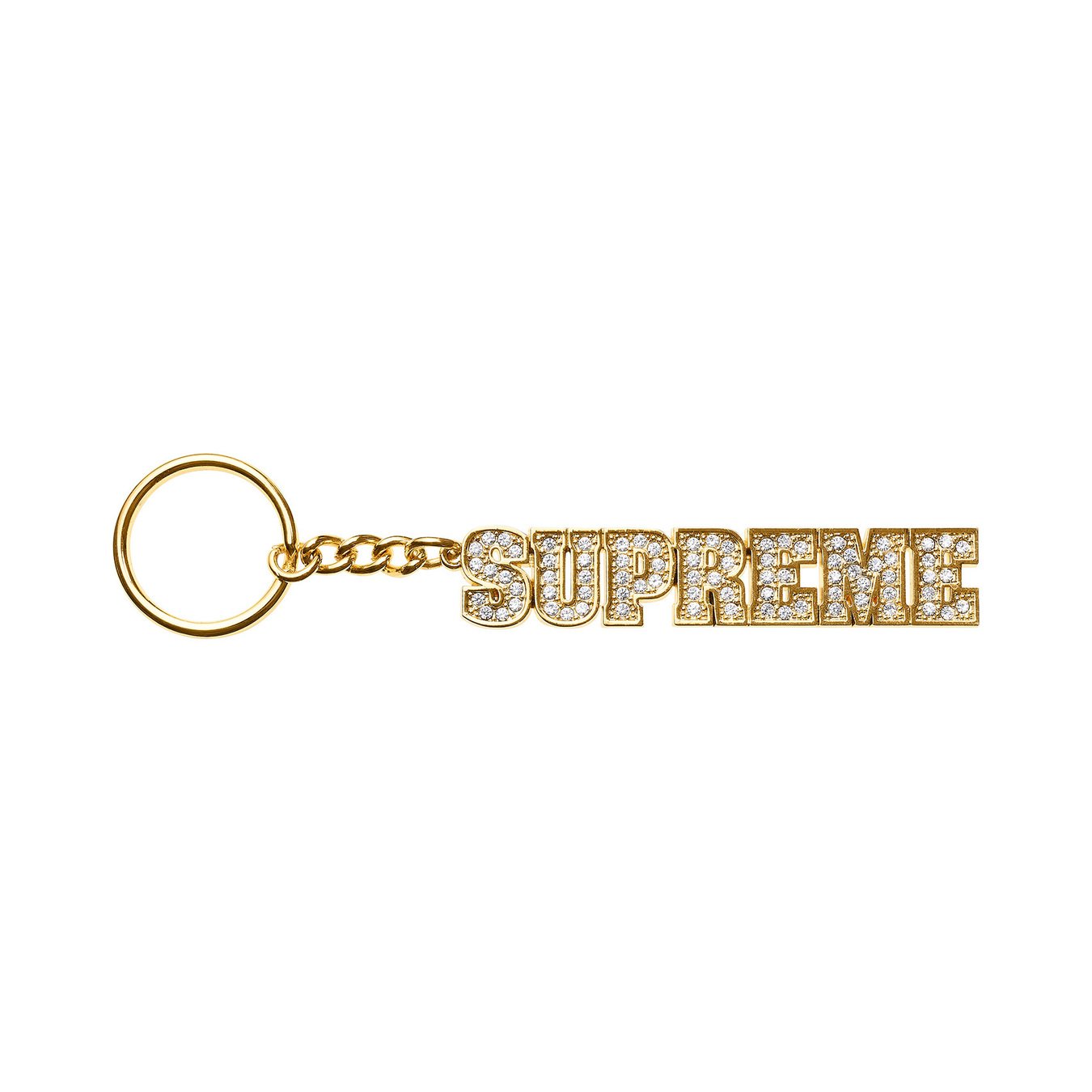 Supreme block sale logo keychain