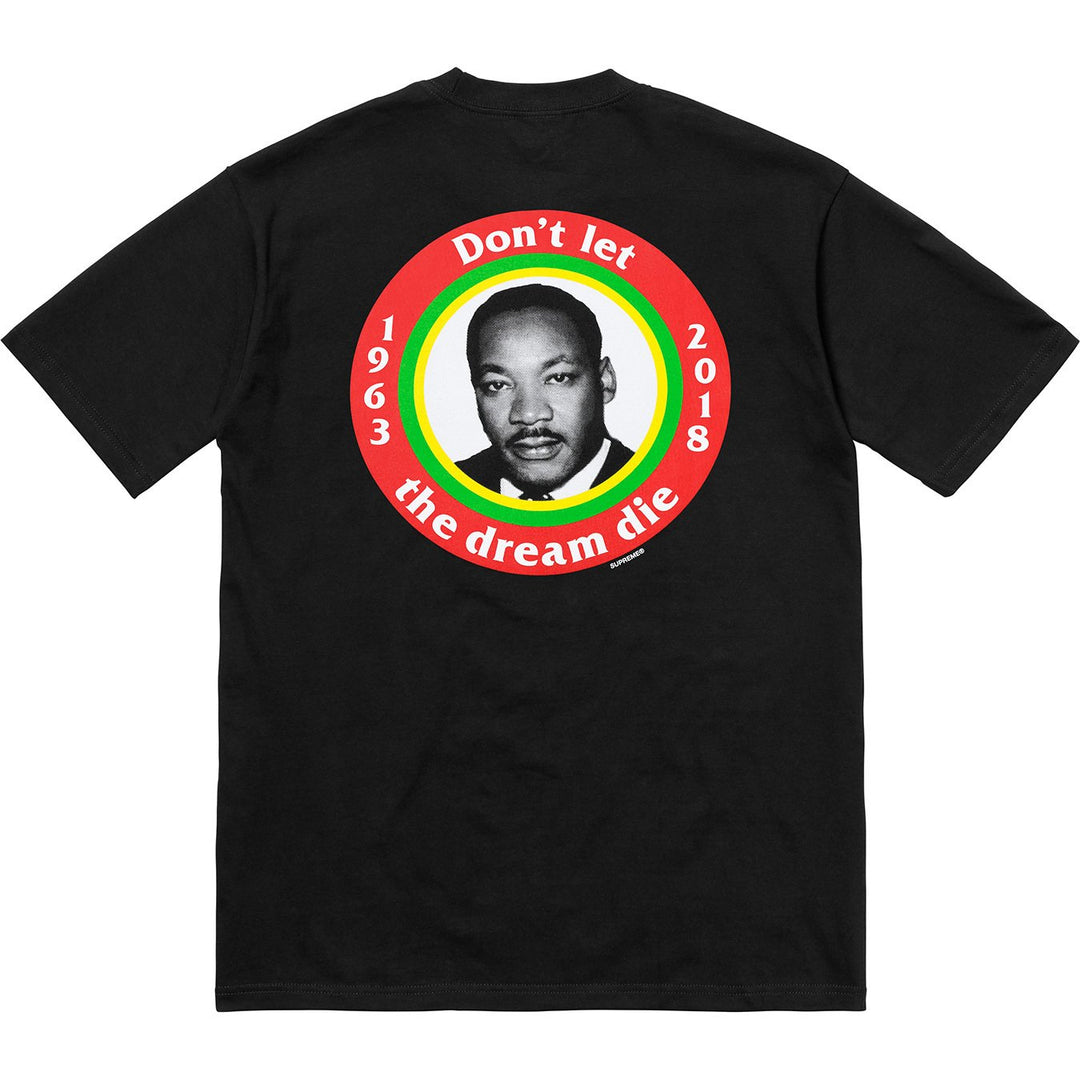 Supreme MLK Dream Tee Black | Hype Vault Kuala Lumpur | Asia's Top Trusted High-End Sneakers and Streetwear Store