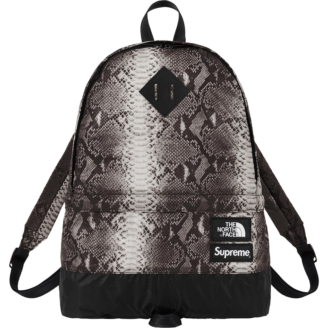 North face cheap supreme backpack silver