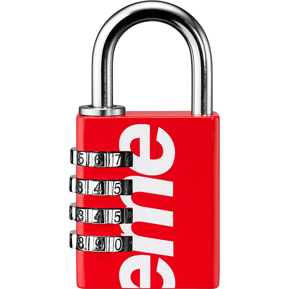 Supreme Master Lock Numeric Combination Lock Red | Hype Vault Kuala Lumpur | Asia's Top Trusted High-End Sneakers and Streetwear Store