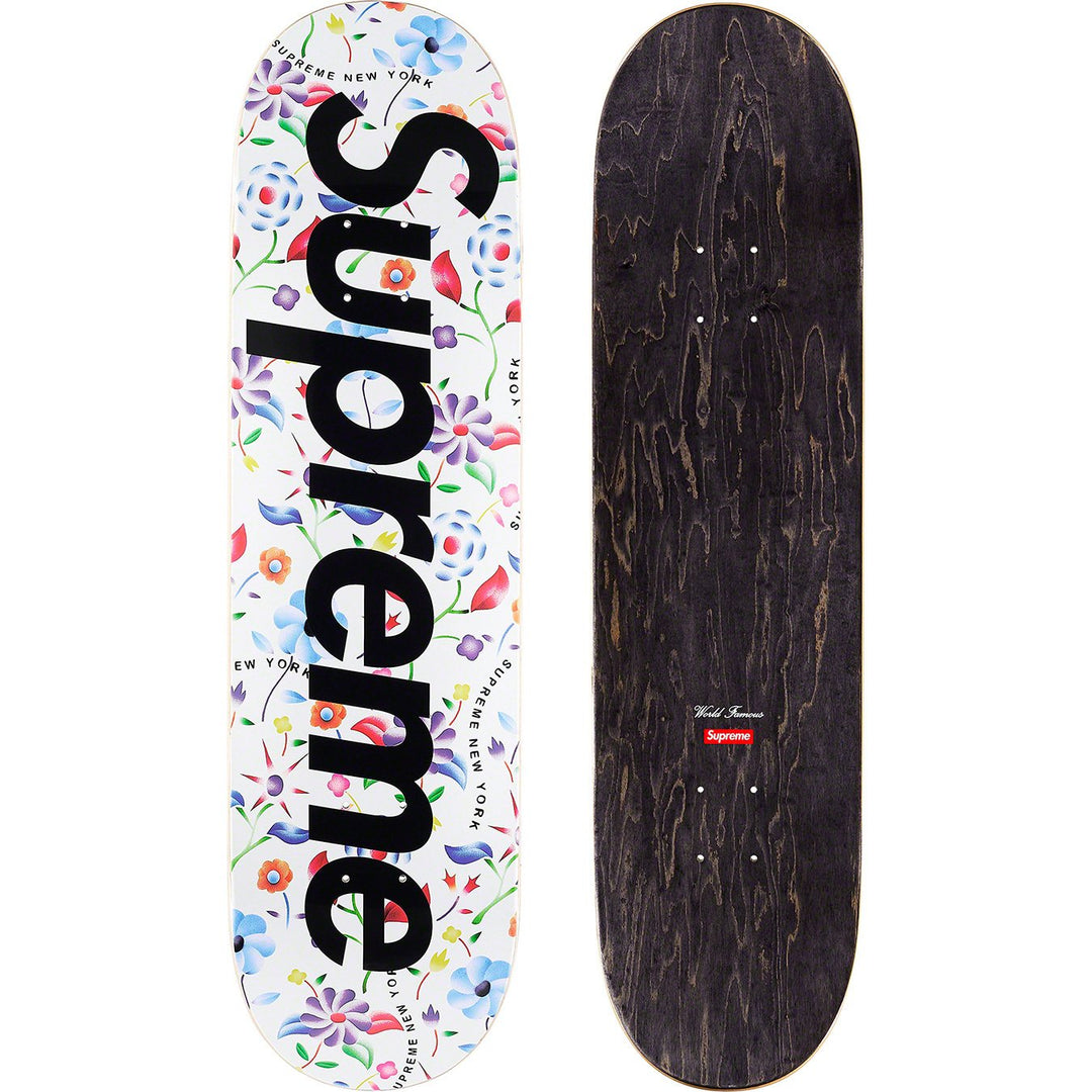 Supreme Airbrushed Floral Skateboard Deck White | Hype Vault Kuala Lumpur | Asia's Top Trusted High-End Sneakers and Streetwear Store