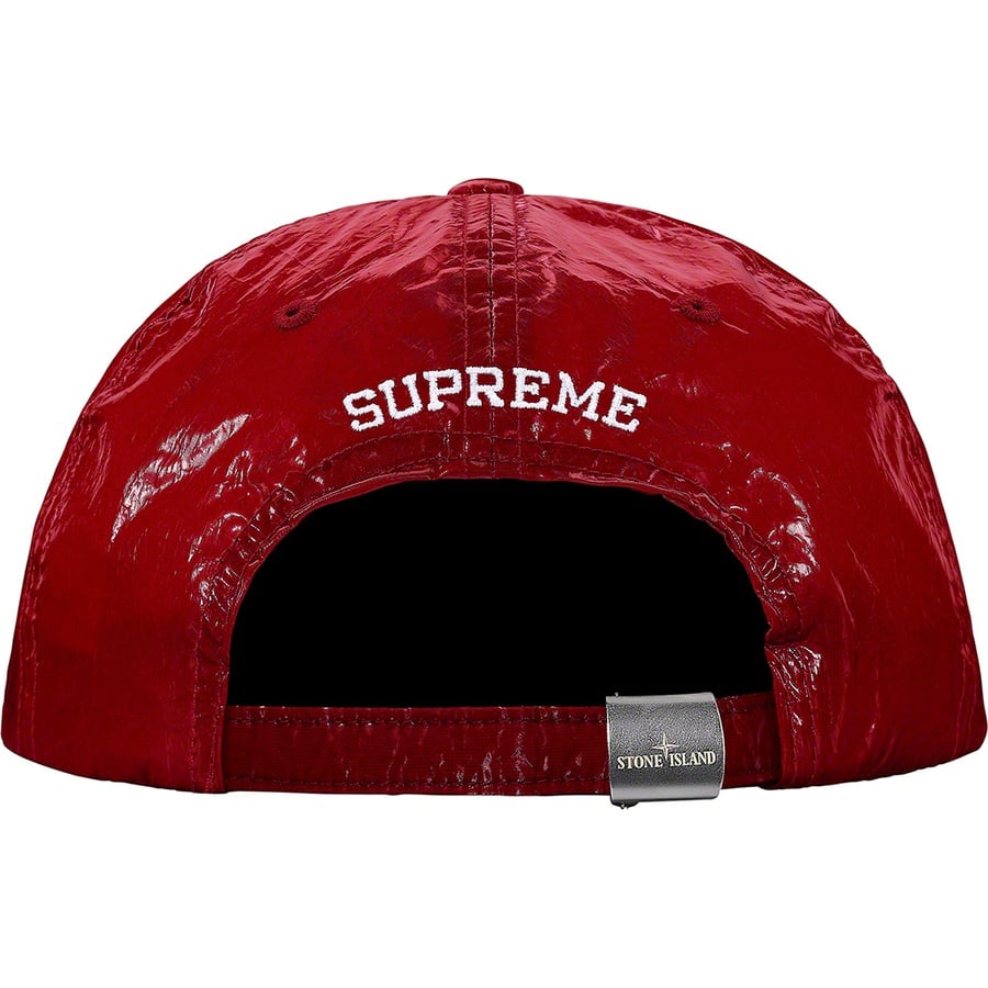 Supreme Stone Island New Silk Light 6-Panel Red | Hype Vault Kuala Lumpur | Asia's Top Trusted High-End Sneakers and Streetwear Store