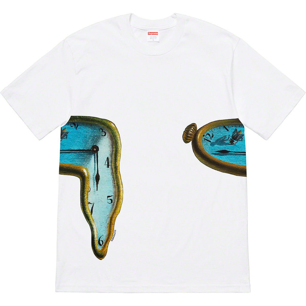 Supreme The Persistence of Memory Tee White  | Hype Vault Kuala Lumpur | Asia's Top Trusted High-End Sneakers and Streetwear Store