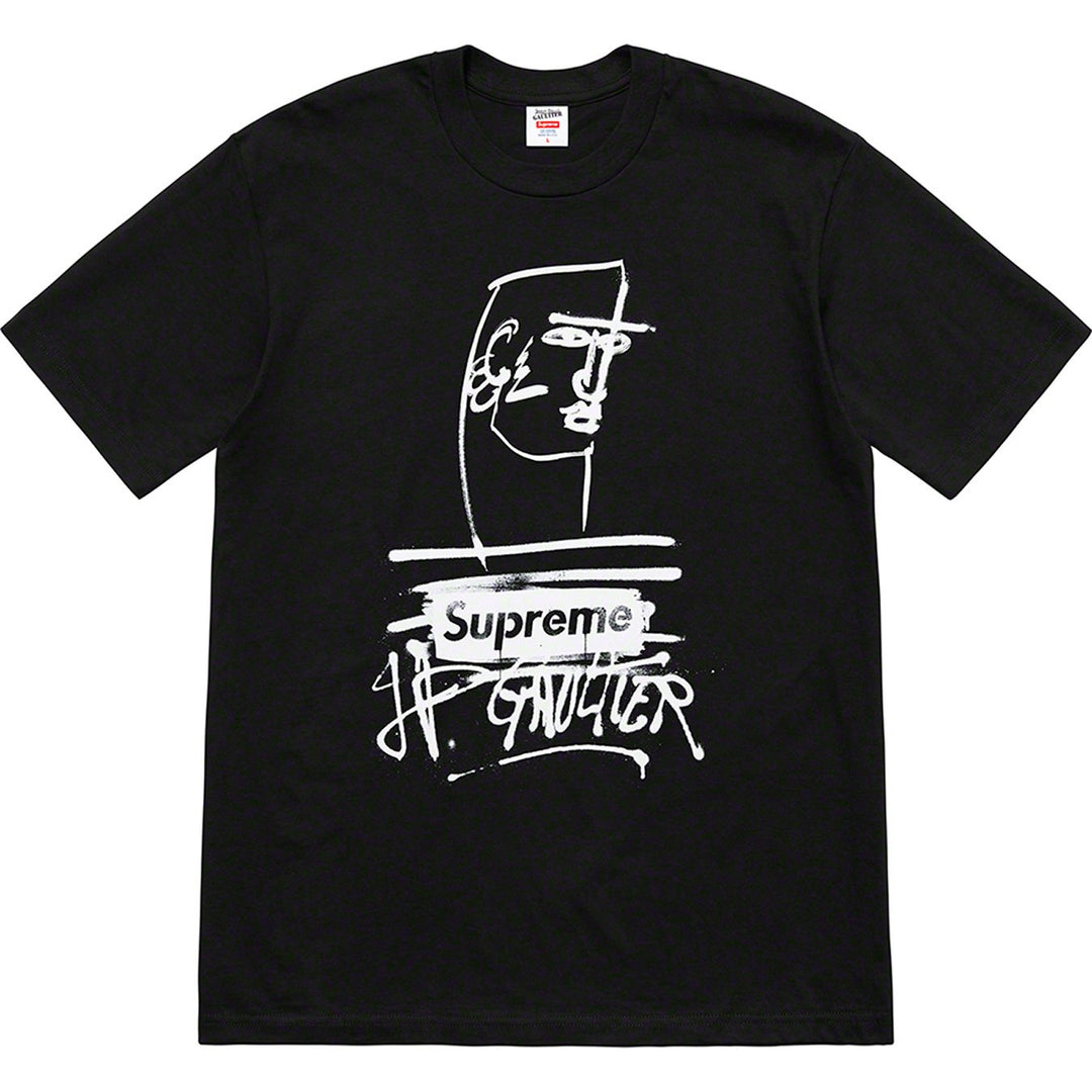 Supreme Jean Paul Gaultier Tee Black | Hype Vault Kuala Lumpur | Asia's Top Trusted High-End Sneakers and Streetwear Store