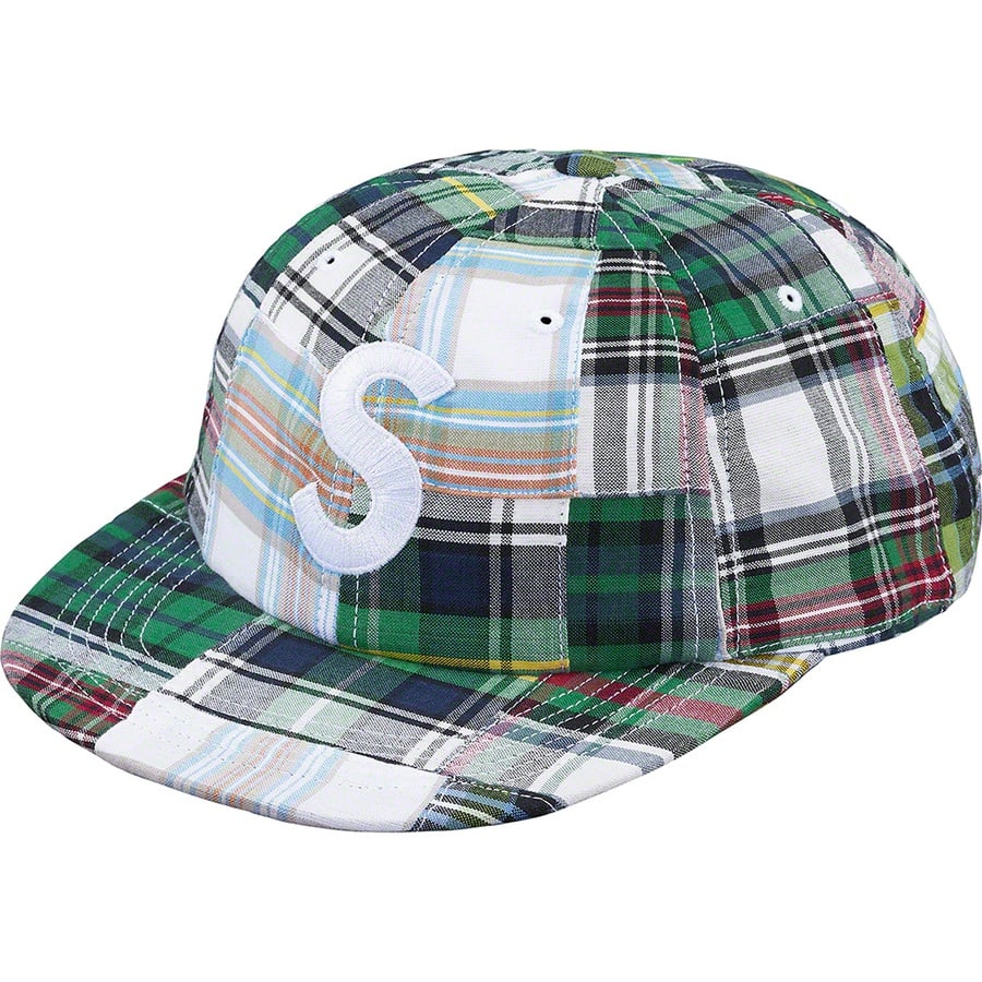 Supreme Patchwork Madras S Logo 6-Panel Green Plaid | Hype Vault Kuala Lumpur | Asia's Top Trusted High-End Sneakers and Streetwear Store