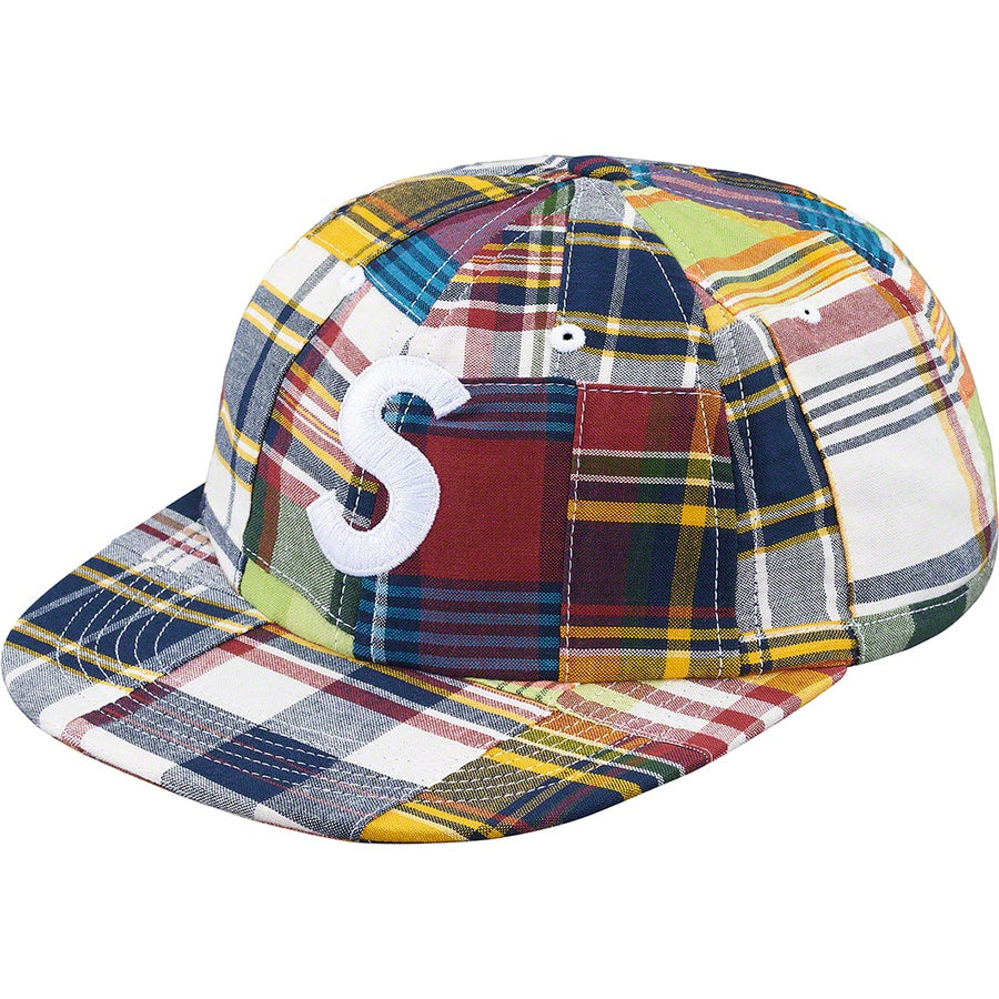 Supreme Patchwork Madras S Logo 6-Panel Navy Plaid | Hype Vault Kuala Lumpur | Asia's Top Trusted High-End Sneakers and Streetwear Store