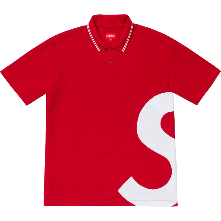 Supreme S Logo Polo Red | Hype Vault Kuala Lumpur | Asia's Top Trusted High-End Sneakers and Streetwear Store