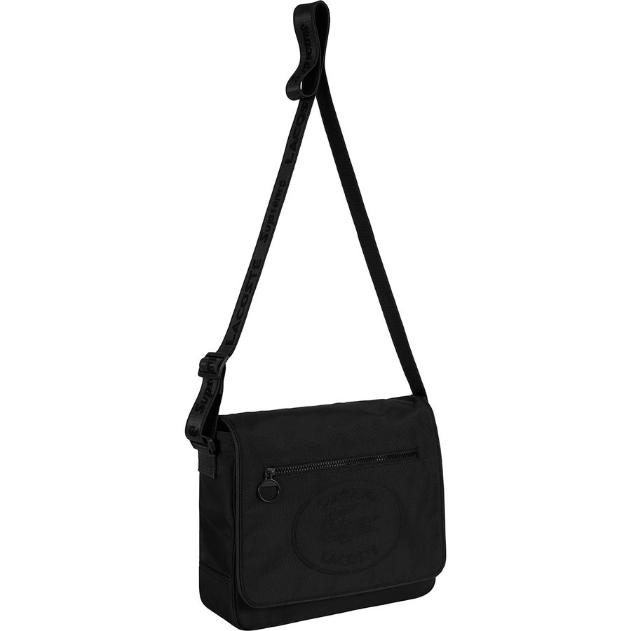 Supreme Lacoste Small Messenger Bag Black | Hype Vault Kuala Lumpur | Asia's Top Trusted High-End Sneakers and Streetwear Store
