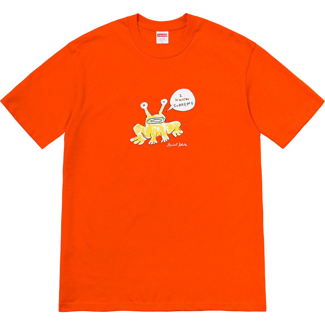 Supreme Daniel Johnston Frog Tee Orange | Hype Vault Kuala Lumpur | Asia's Top Trusted High-End Sneakers and Streetwear Store