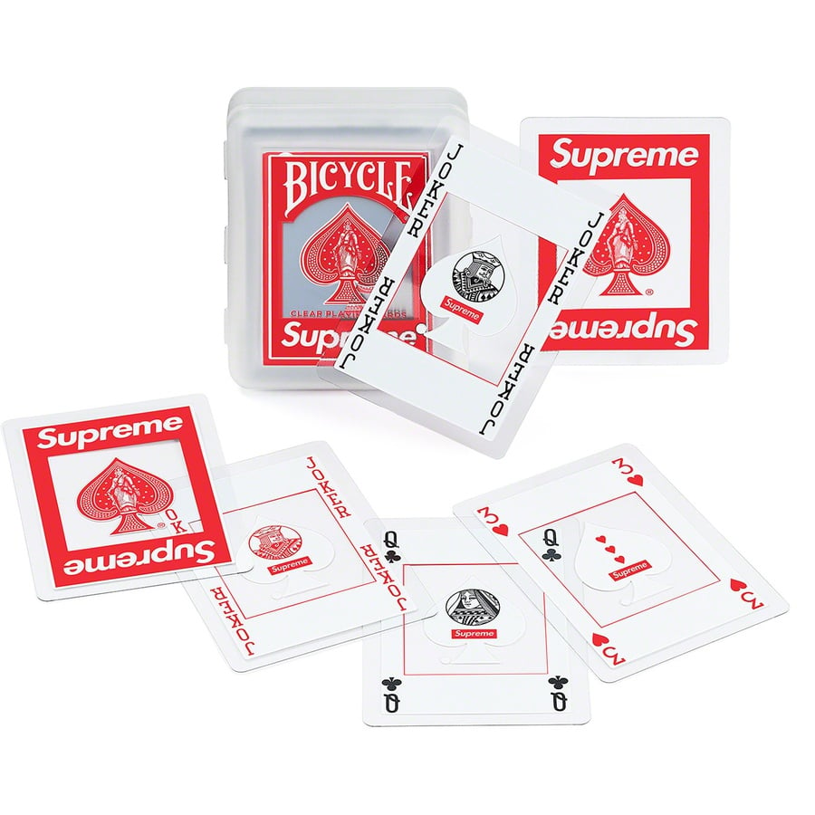 Supreme Bicycle Playing Cards Clear | Hype Vault Kuala Lumpur | Asia's Top Trusted High-End Sneakers and Streetwear Store