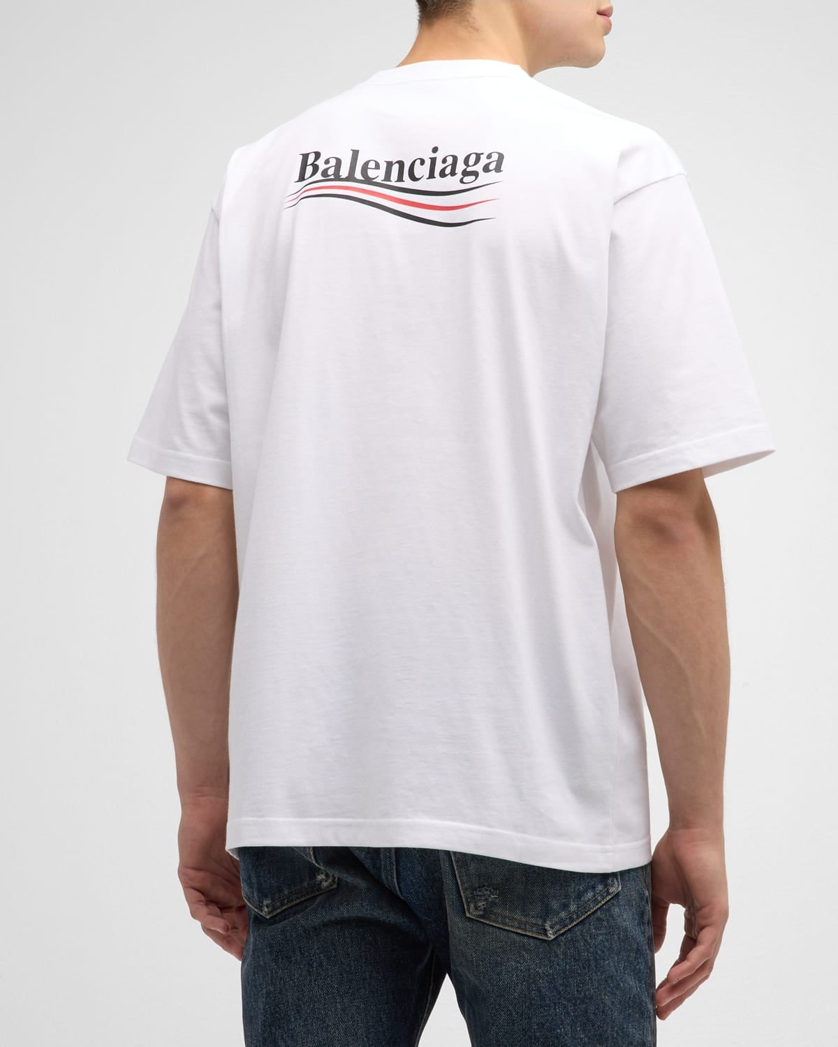 Balenciaga Political Campaign Logo T-Shirt White – Hype Vault