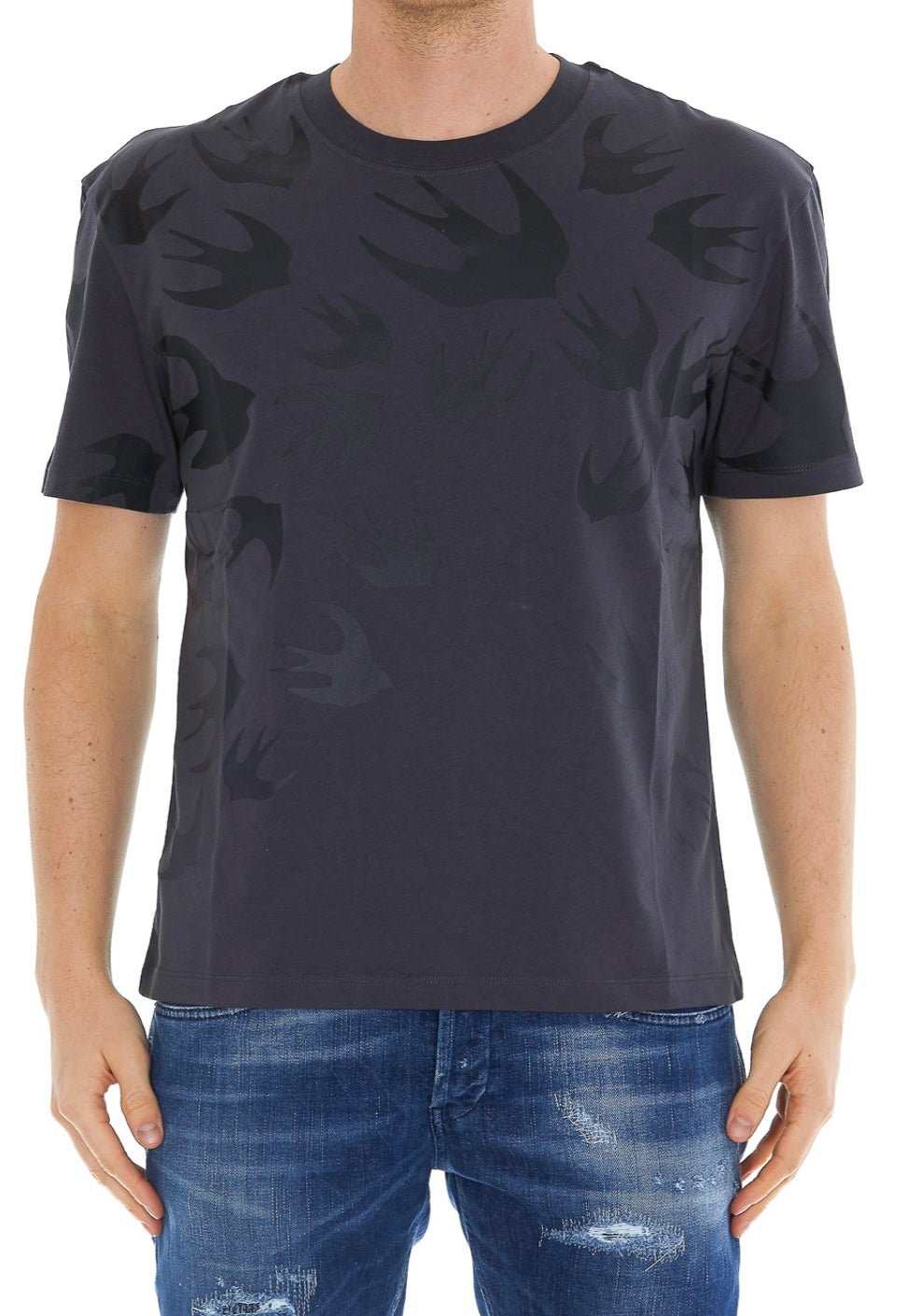 McQ Alexander McQueen Swallow Degradé T-Shirt Darkest Grey | Hype Vault Kuala Lumpur