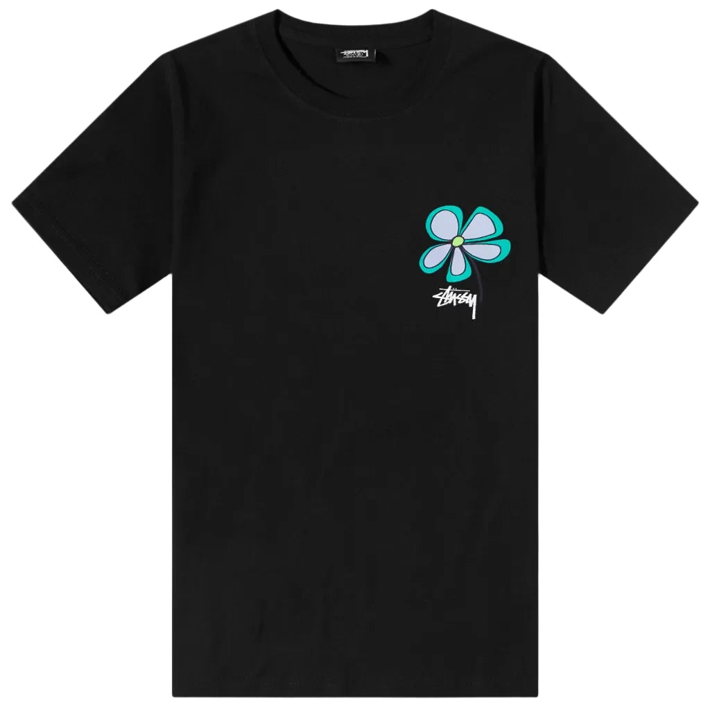 Stussy Flower Tee Black | Hype Vault