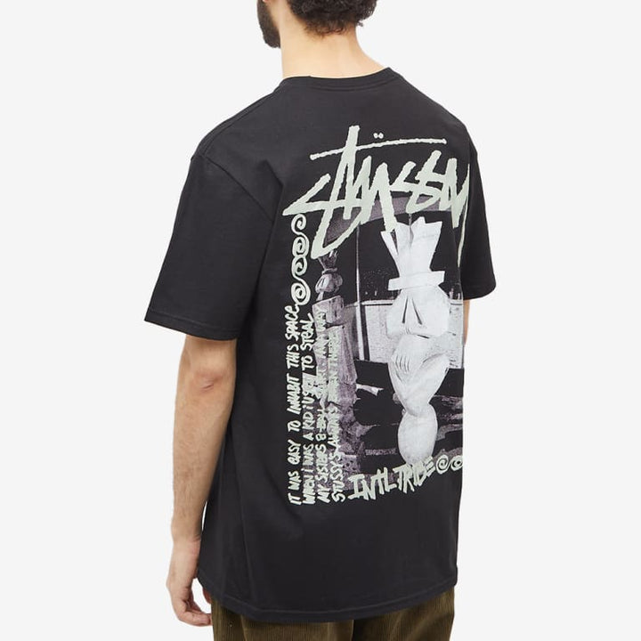 Stussy Tiki Tee Black | Hype Vault Kuala Lumpur | Asia's Top Trusted High-End Sneakers and Streetwear Store