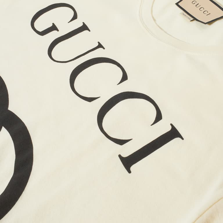 Gucci Interlocking G Logo T-Shirt Off White | Hype Vault