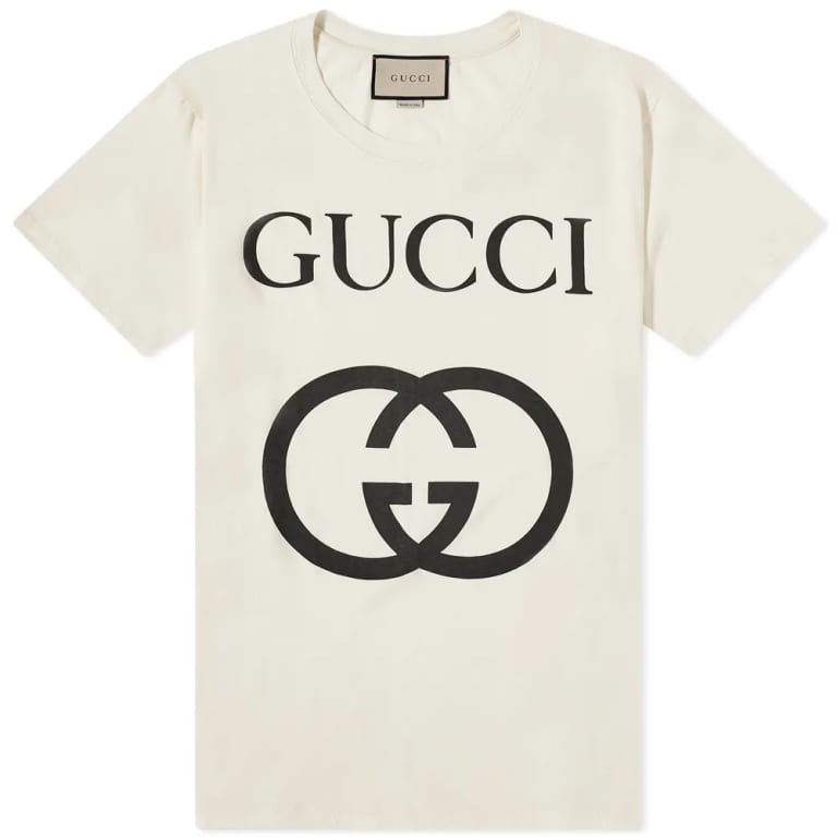 Gucci Interlocking G Logo T-Shirt Off White | Hype Vault