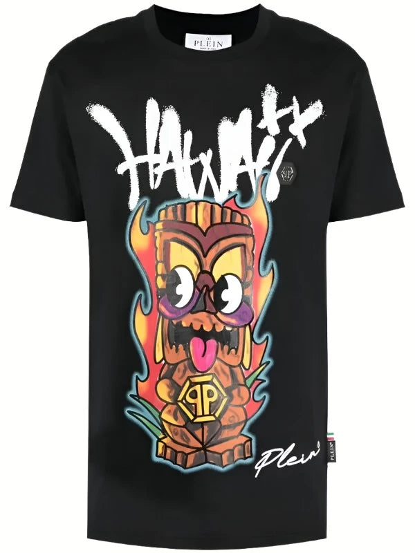 Philipp Plein Hawaii Pyre Graphic T-Shirt  | Hype Vault Kuala Lumpur