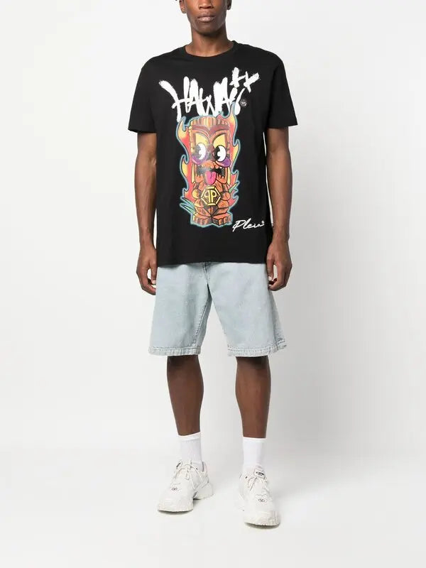 Philipp Plein Hawaii Pyre Graphic T-Shirt  | Hype Vault Kuala Lumpur