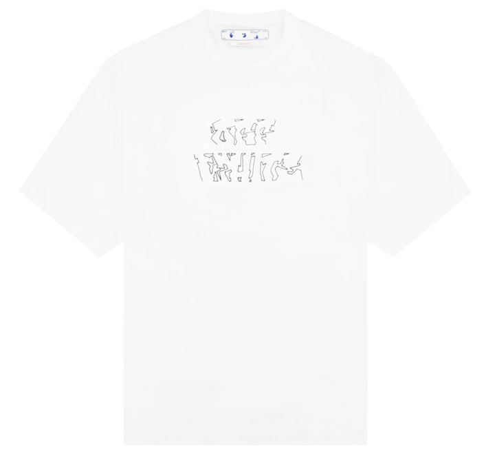 Off-White Neen Arrow Skate S/S T-Shirt White