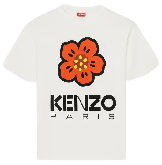 Kenzo Paris Large Boke Flower Oversized T-Shirt White