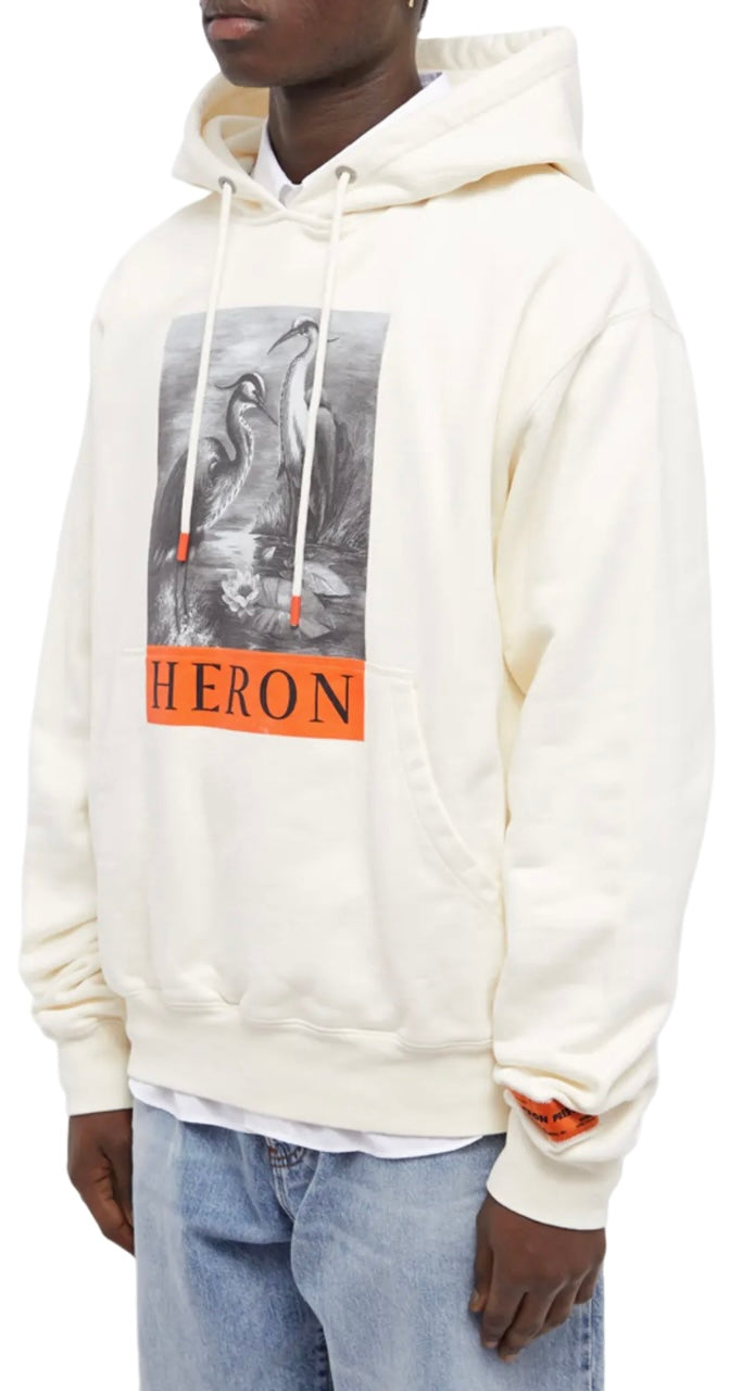 Heron Preston Heron BW Hoodie White Black | Hype Vault Kuala Lumpur