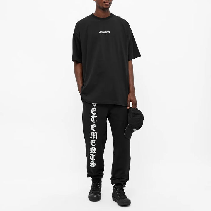 Vetements Black White Logo Label T-Shirt  | Hype Vault Kuala Lumpur