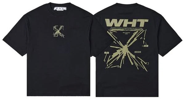 Off-White Splash Arr Oversized Skate S/S Black Beige T-Shirt | Hype Vault Kuala Lumpur