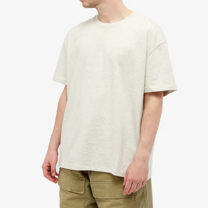 Fear Of God Essentials Short-Sleeve Tee ‘Light Heather Oatmeal’ Back Logo (SS21)