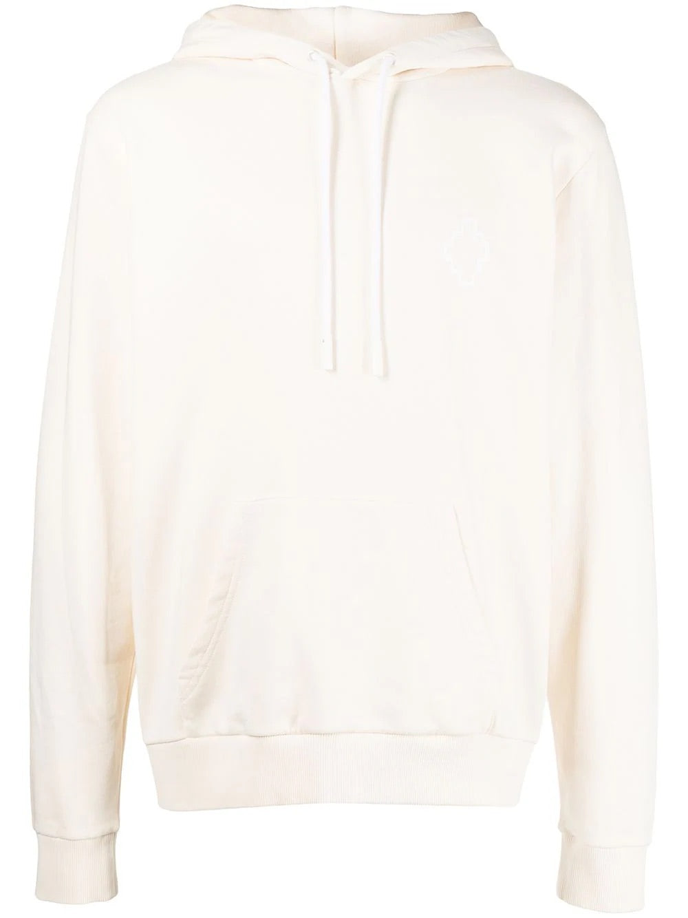 Marcelo Burlon Tempera Cross Regular Hoodie Ecru White | Hype Vault Kuala Lumpur 