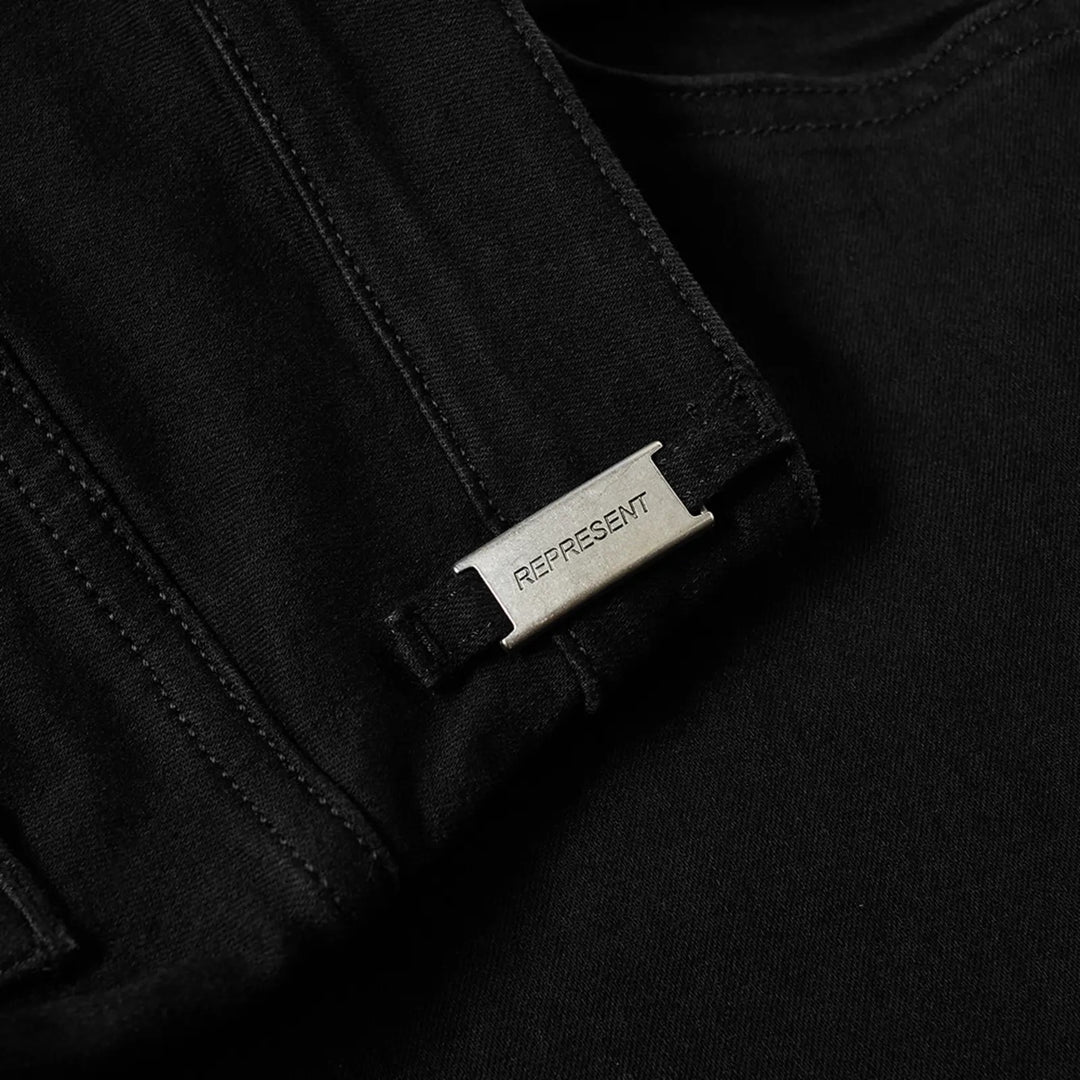 Represent Essential Denim Jeans Jet Black | Hype Vault Kuala Lumpur